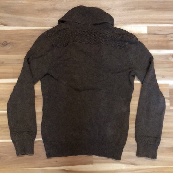 Ralph Lauren Brown Cotton Cowl Neck Sweater Small - Picture 6 of 11
